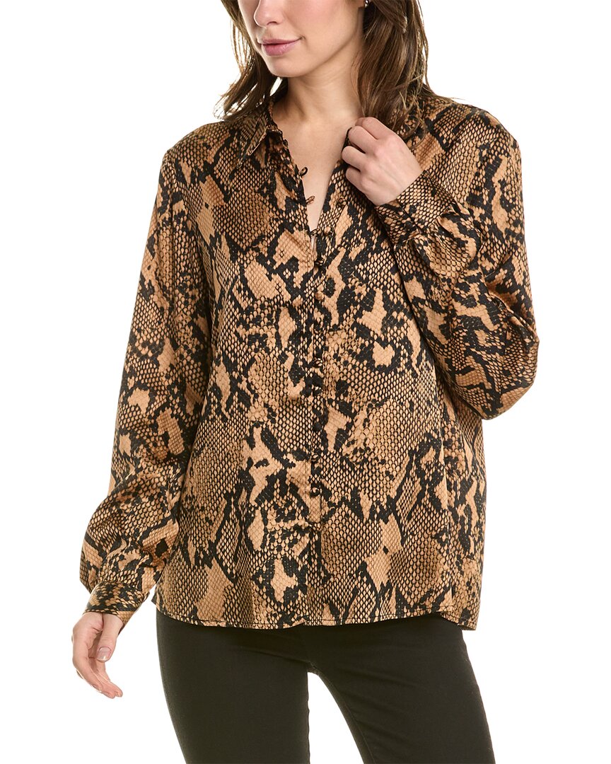 

Блузка с воротником Donna Karan, черный