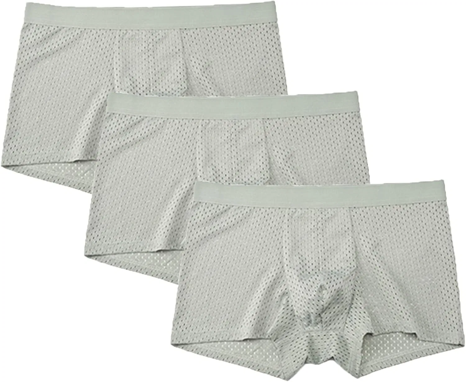 Боксеры дышащие сетчатые, зеленый