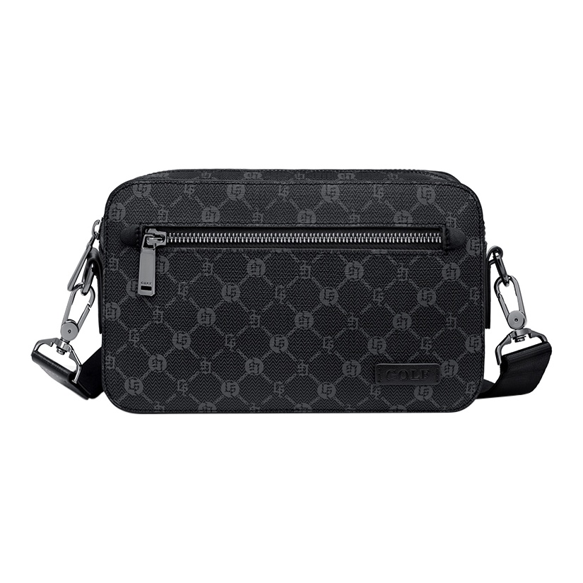 

GOLF Сумка через плечо из ПВХ или искусственной кожи, Gray & Black