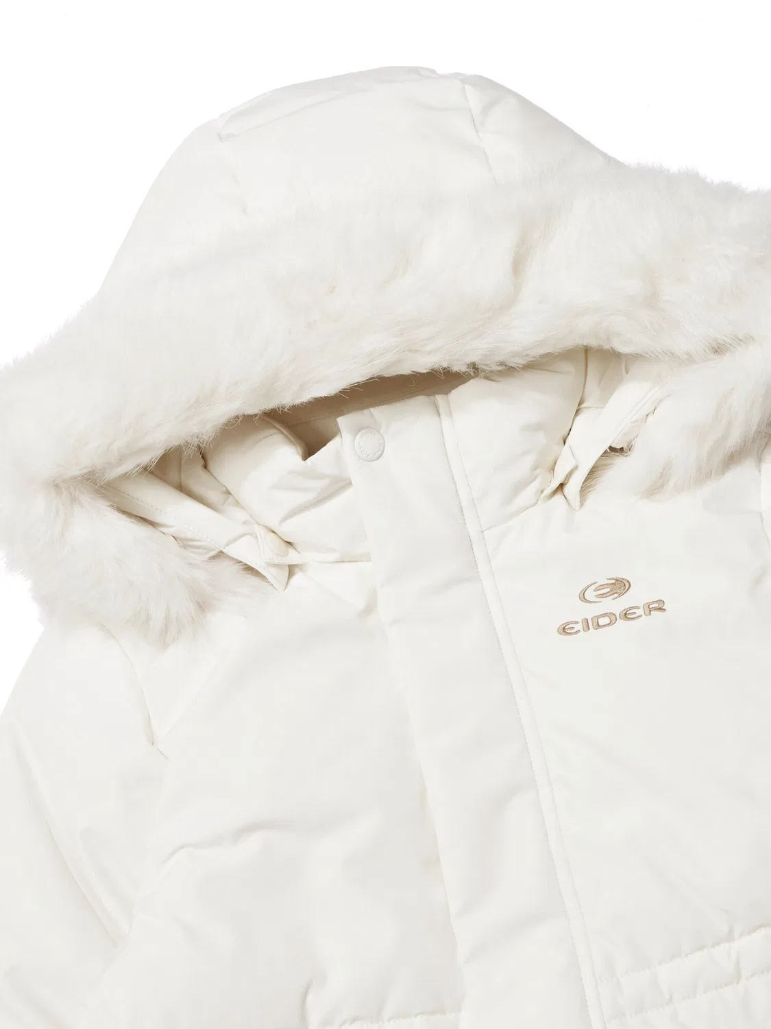 Детская пуховая куртка Kiki цвета крем от Eider — фото 3
