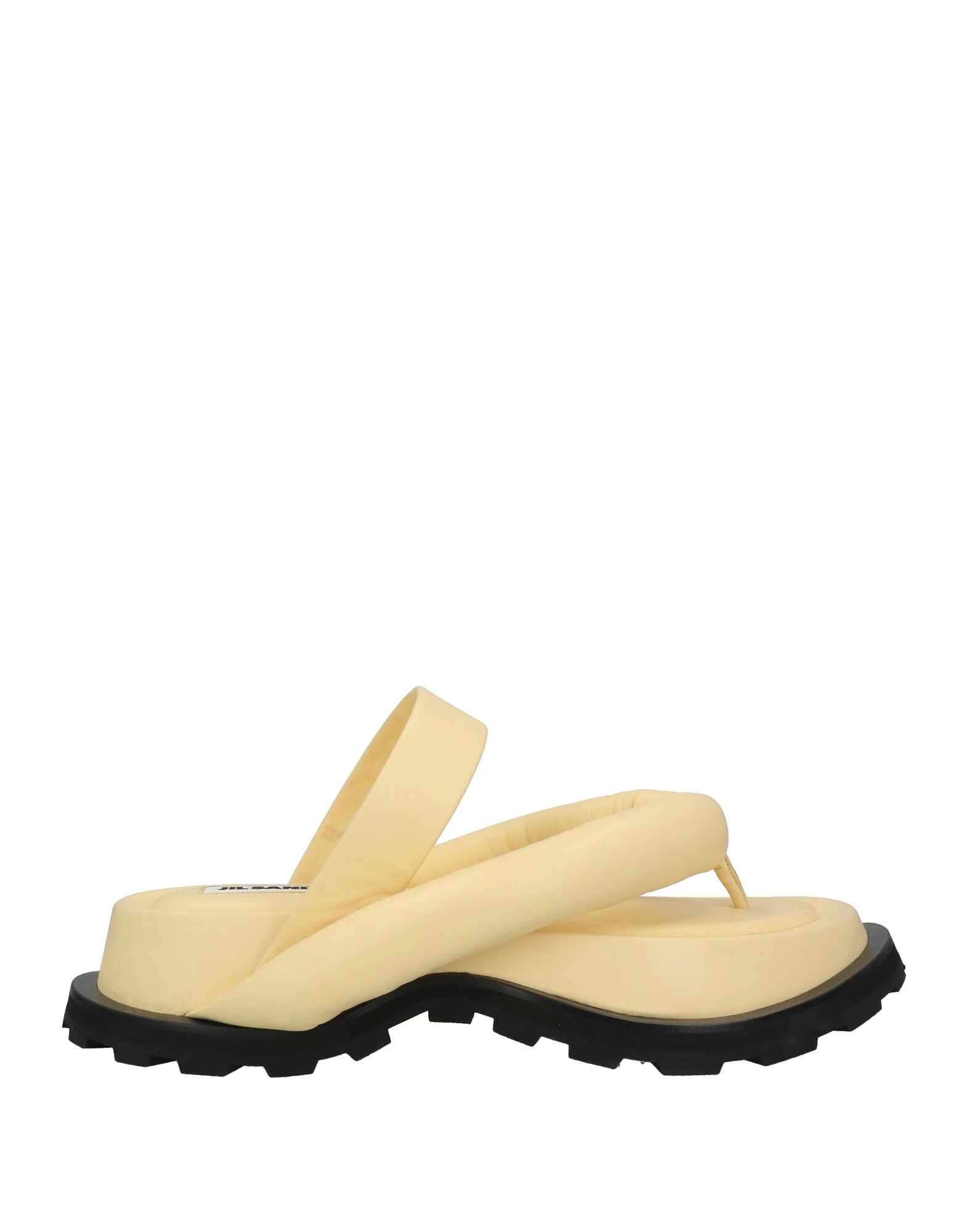 Сандалии Jil Sander, пастельно-желтый