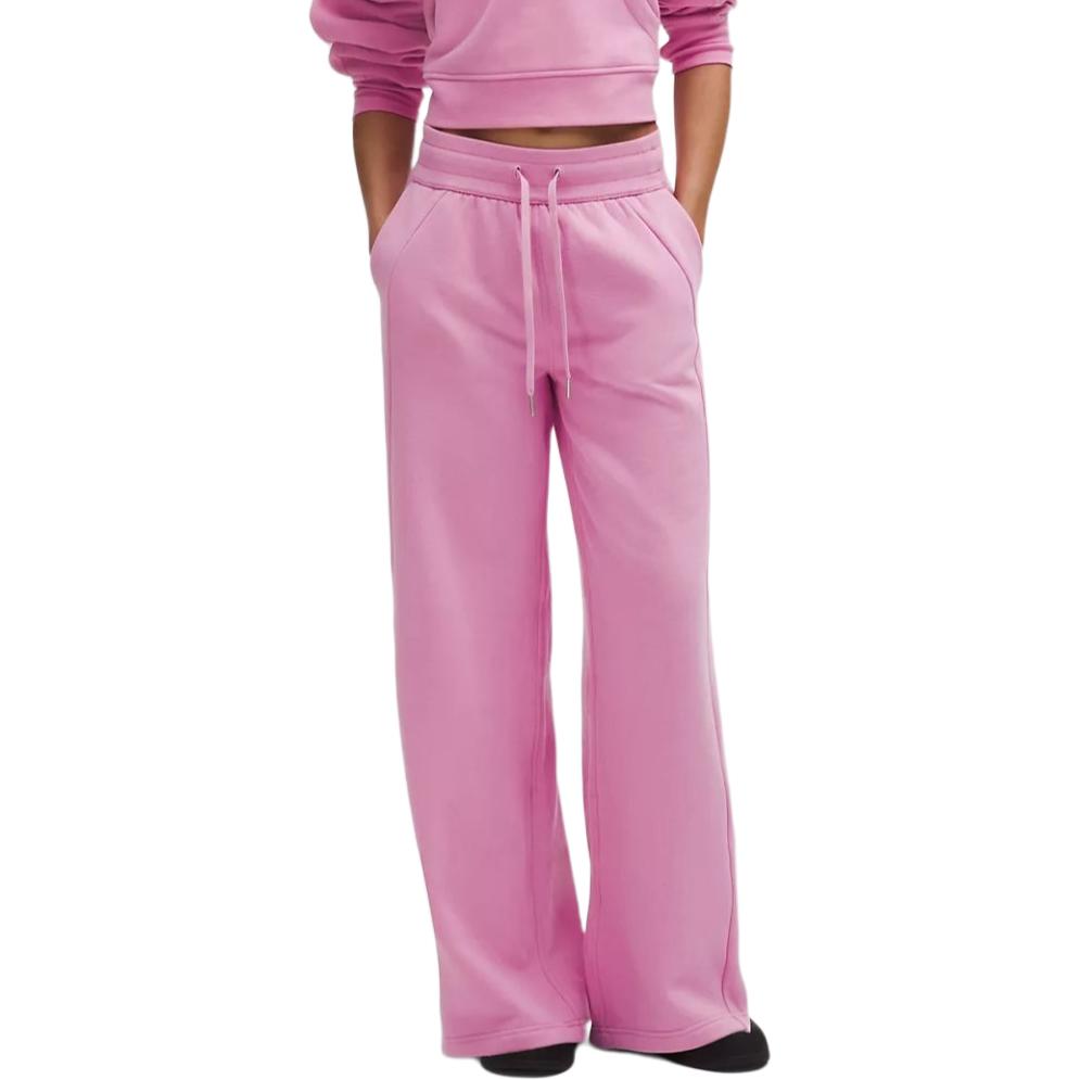 

Scuba Series Knitted Sweatpants Women's Pomegranate Lululemon, frosting розовый/pkfr