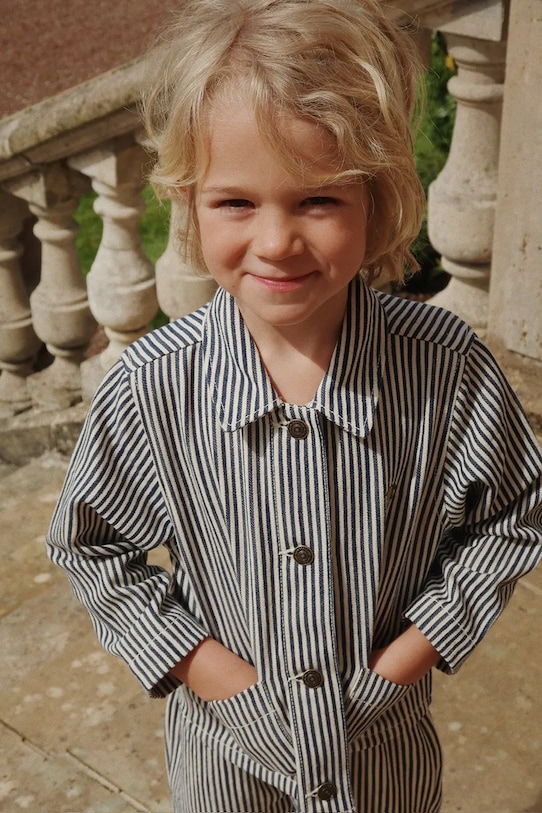 

Детская джинсовая куртка Fender Jacket GOTS Konges Sløjd, черный