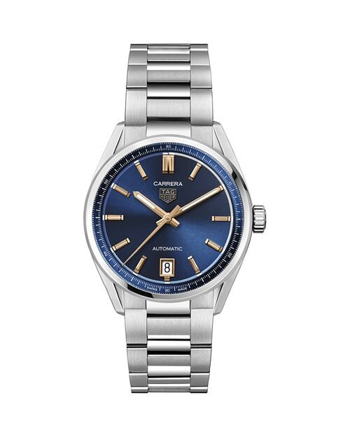 

Часы Carrera Timeless, 36 мм TAG Heuer, цвет Blue