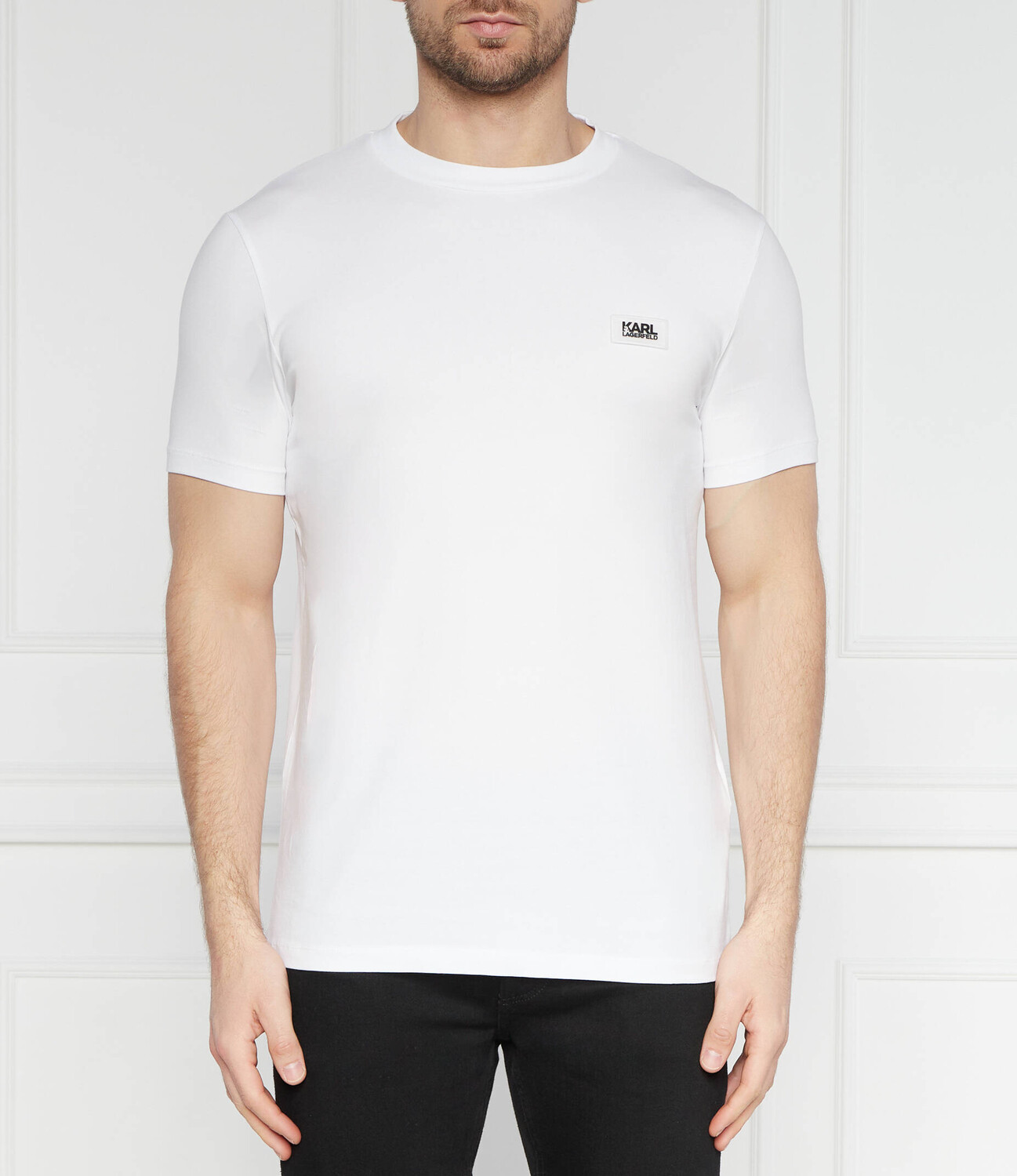 

Футболка Karl Lagerfeld Regular Fit stretch, белый