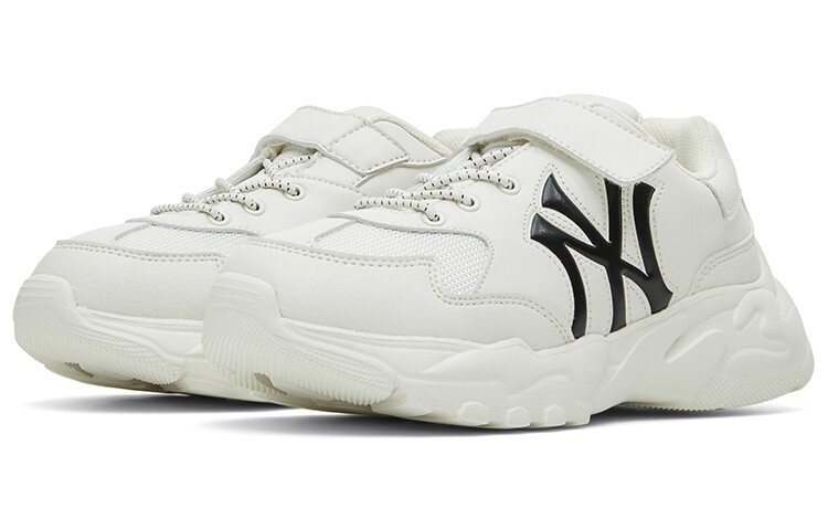 Кроссовки Big Ball Chunky Kids Lifestyle GS Low-top белые/черные Mlb, белый — фото 3