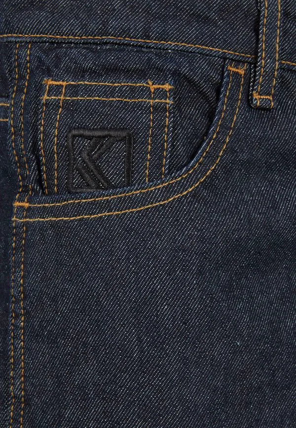 Рабочие джинсы прямого кроя Karl Kani, Rinsed Denim — фото 3