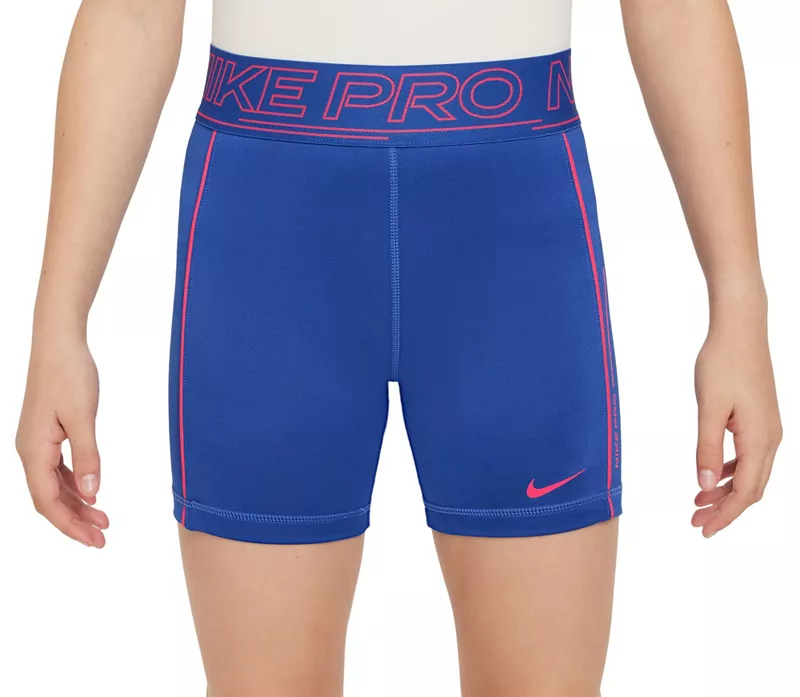 

Шорты Nike для девочек Pro Dri-FIT Sport 3 дюйма, цвет Game Royal