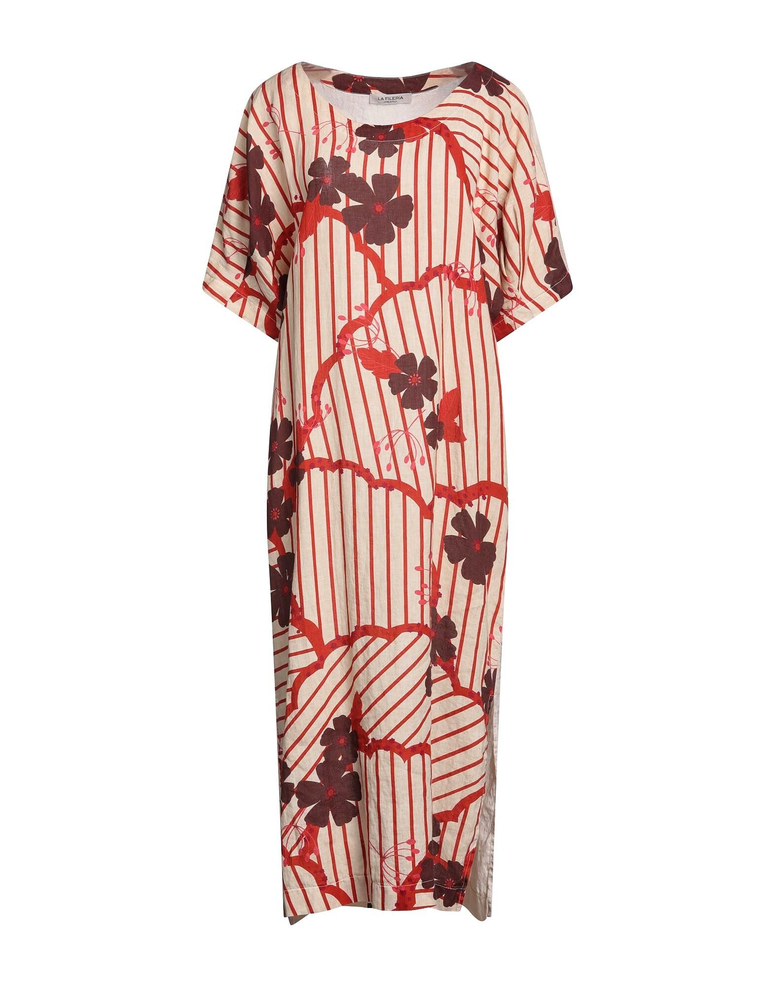 

Платье миди La Fileria, бежевый