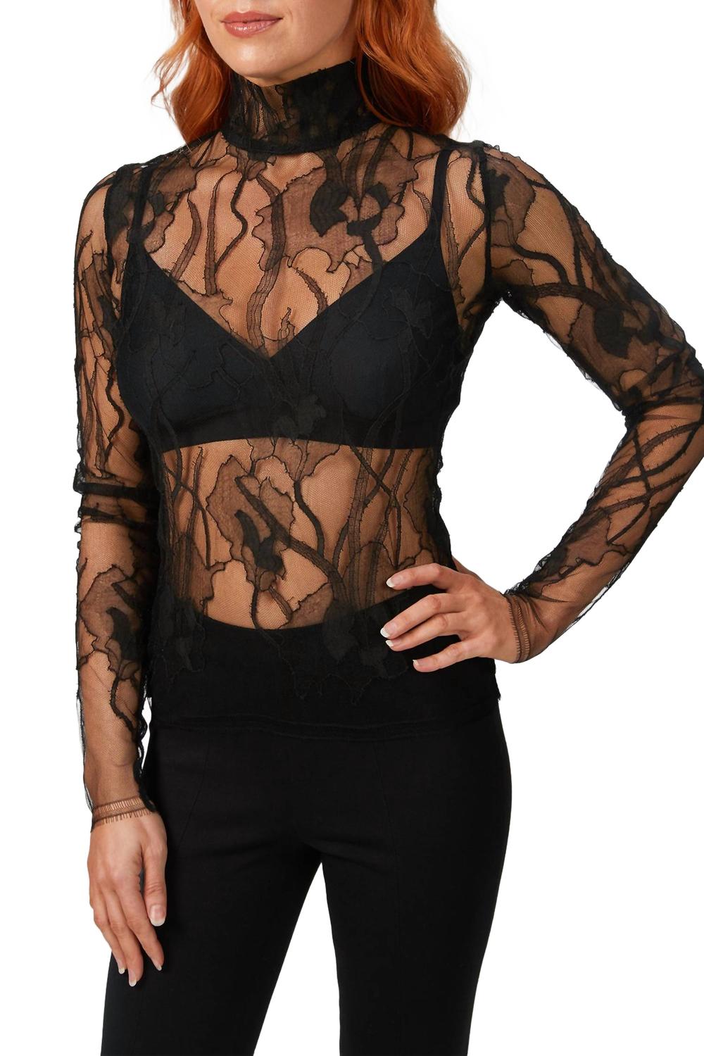 

Топ Petra Lace в черном цвете ByVARGA