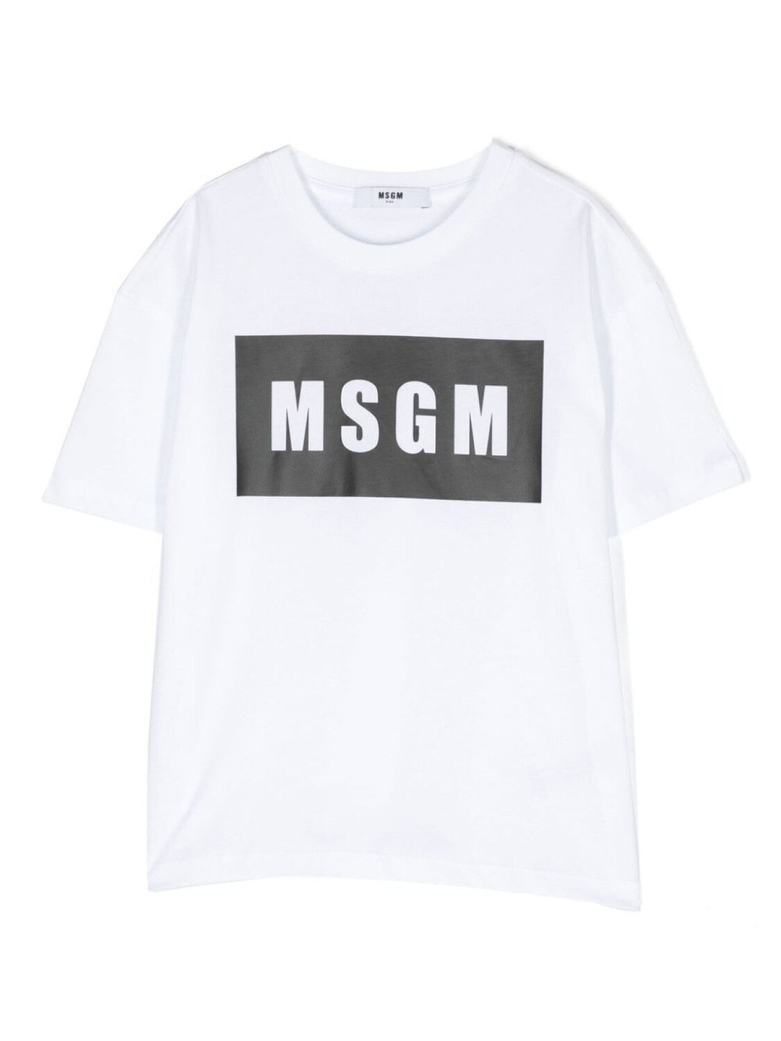 

MSGM Kids футболка с логотипом, белый