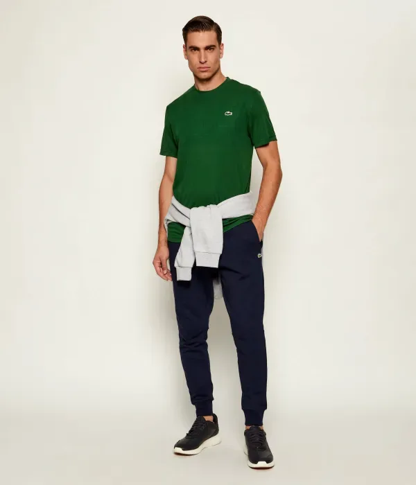 Футболка Lacoste x Novak Djokovic, regular fit, бутылочно-зеленый — фото 2