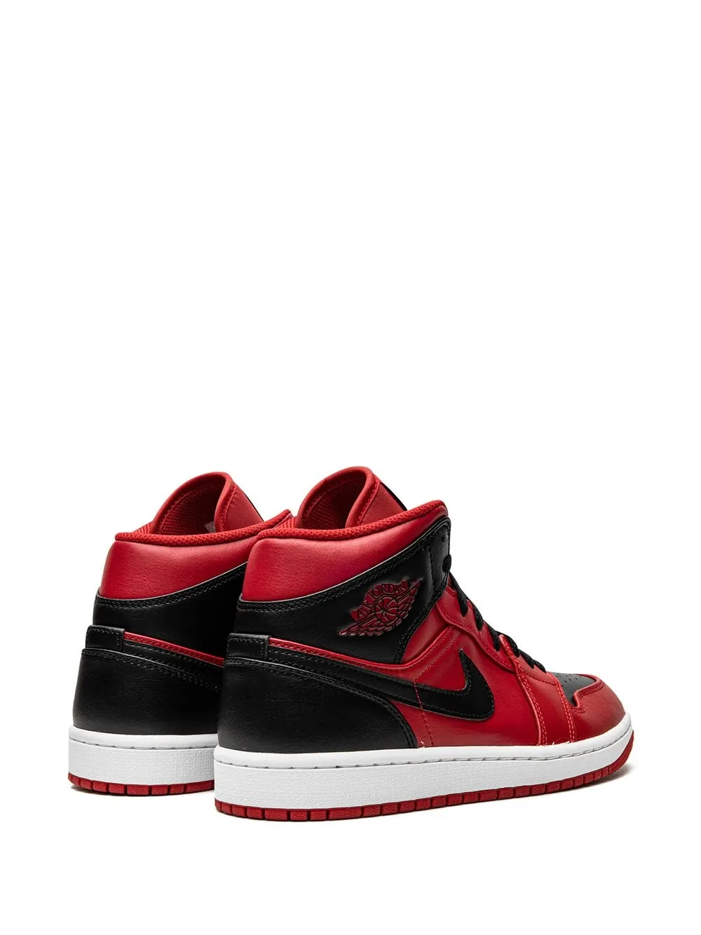 Кроссовки Air  1 Mid Reverse Bred Jordan, черный — фото 3