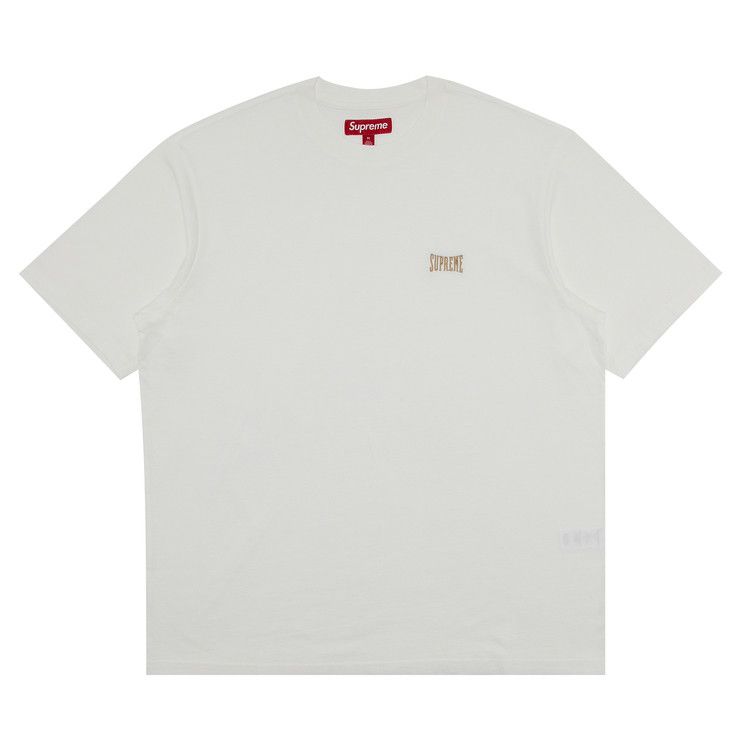 

Топ Supreme Warm Up Washed Short-Sleeve Top, White
