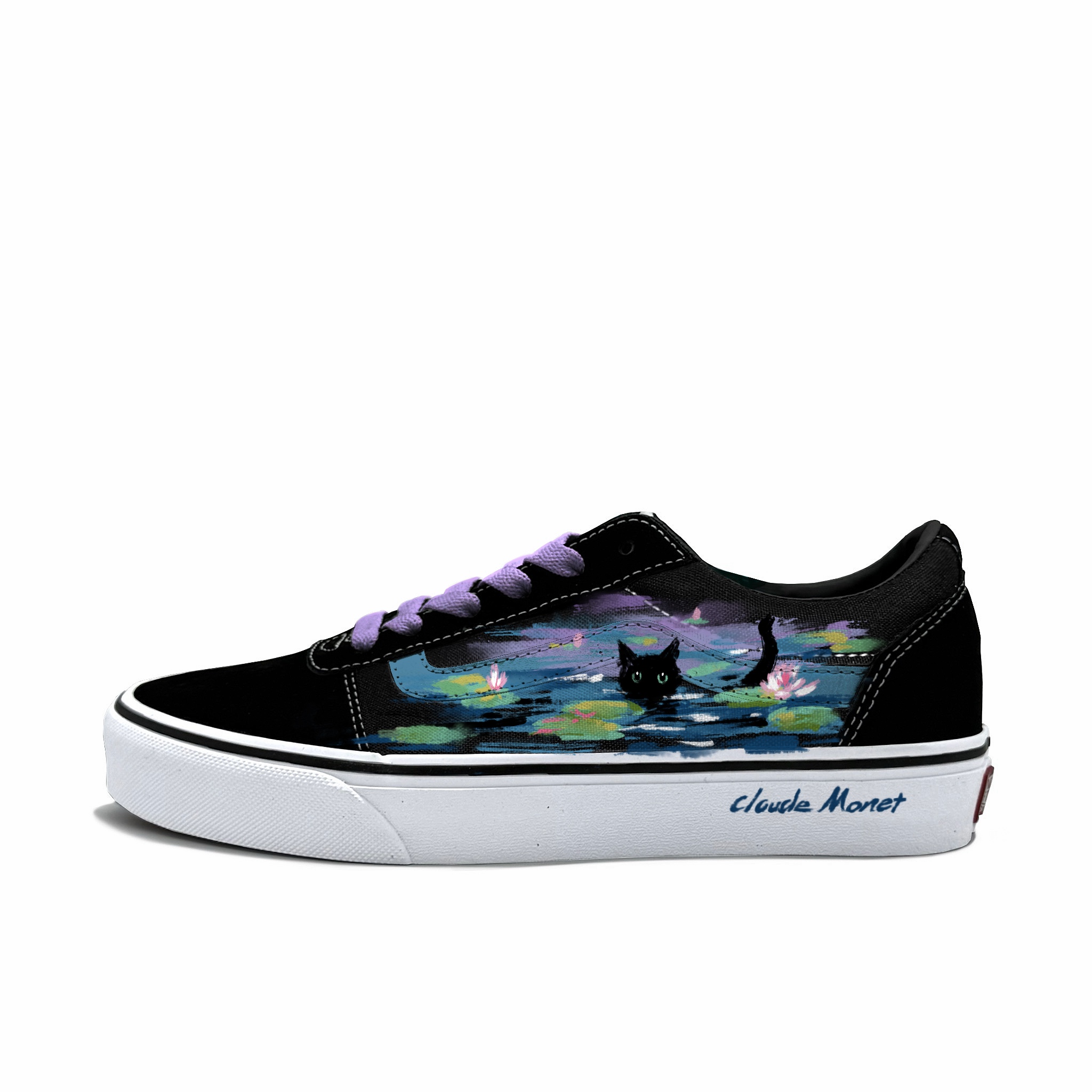 

Vans Низкие износостойкие кроссовки Ward для скейтбординга, мужские, сине-фиолетовые