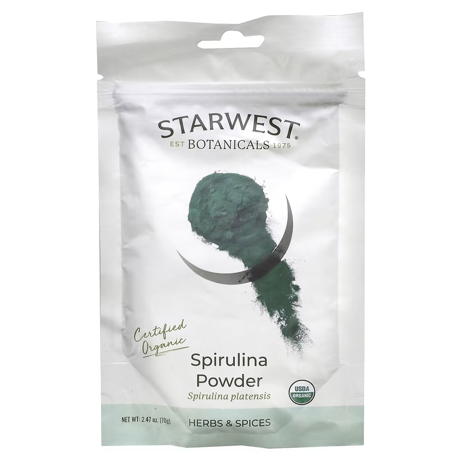

Органический порошок спирулины Starwest Botanicals, 70 г