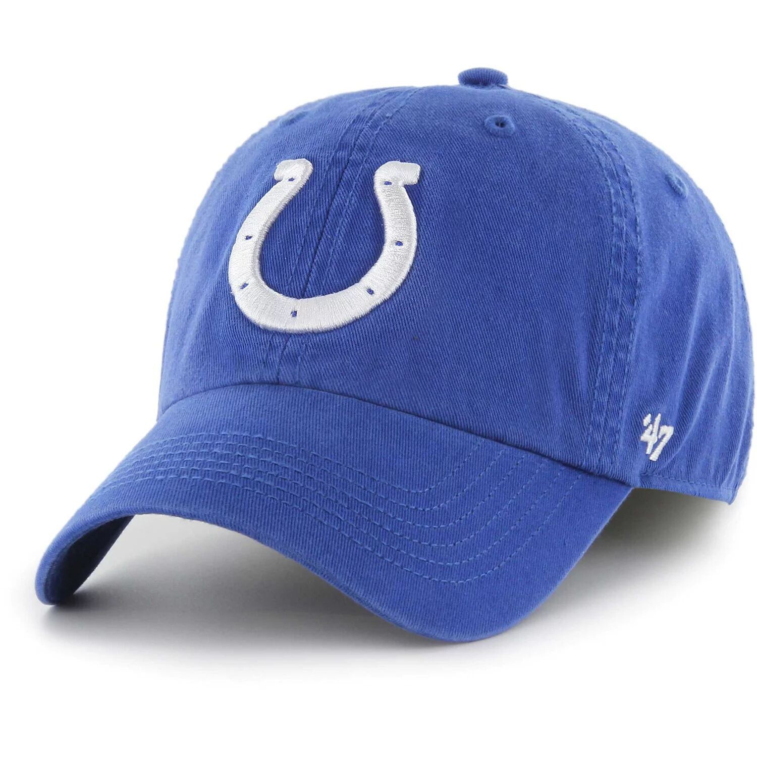 

Мужская регулируемая шляпа с логотипом и логотипом франшизы Royal Indianapolis Colts '47