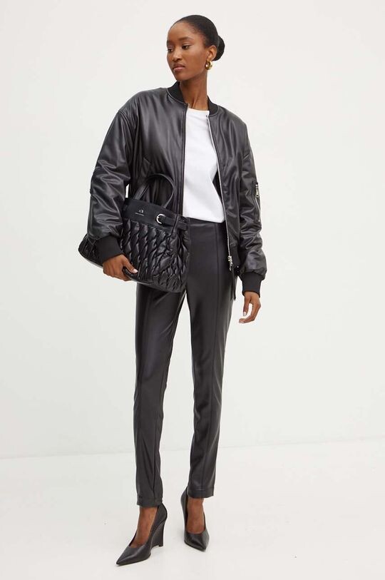 

Твидовая хлопковая футболка Guess, белый