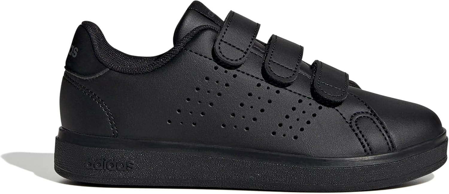 Кроссовки adidas Advantage Base 2.0 для детей, унисекс для взрослых, черный/серый — фото 2