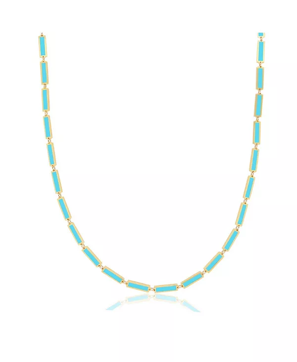 

Ожерелье из бирюзы, 14-каратное золото, 18 дюймов The Lovery, turquoise