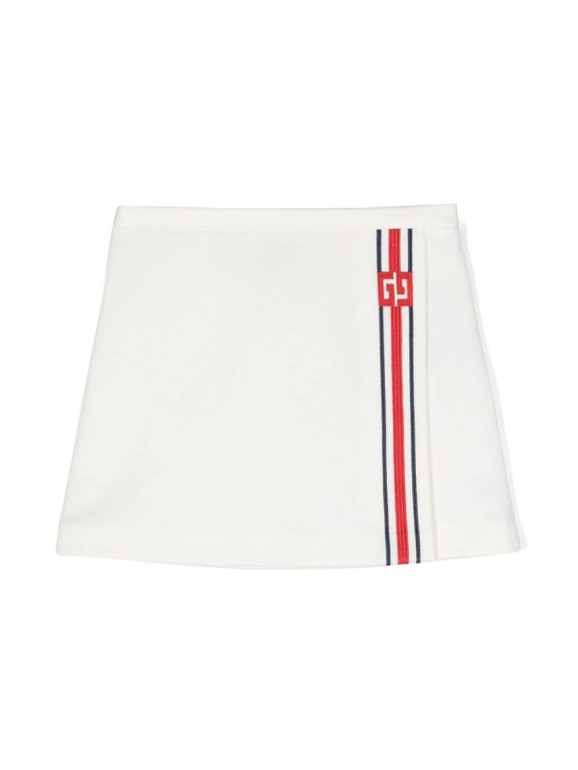 

Gucci Kids юбка с логотипом Interlocking G, белый