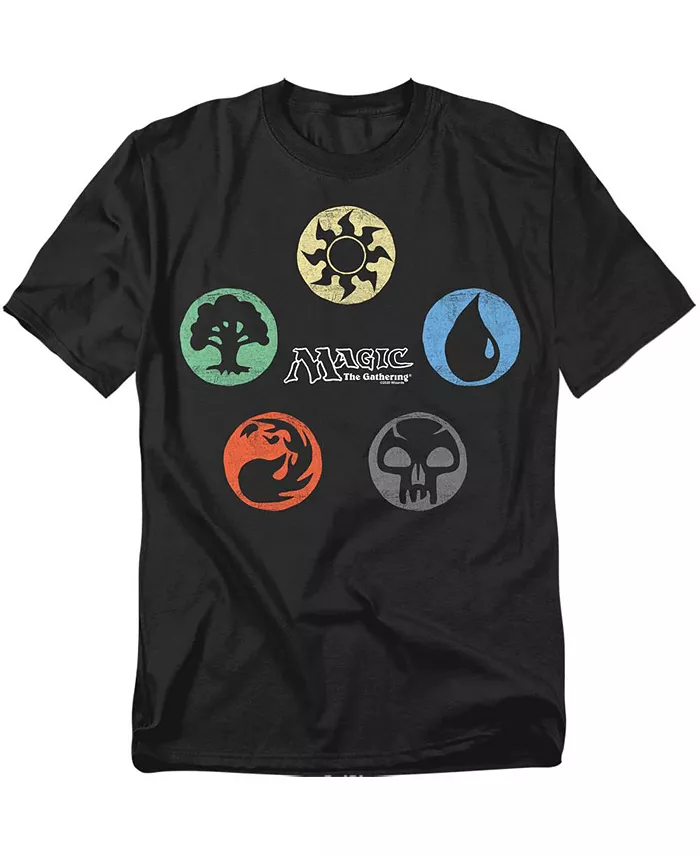 

Мужская футболка The Gathering 5 Colors Magic, черный