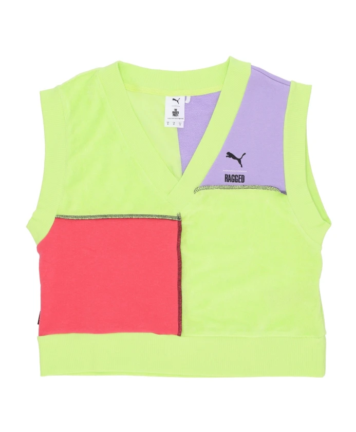 

Жрец в рваных рукавах, жилет без рукавов в виде кувшинки Puma, мультиколор