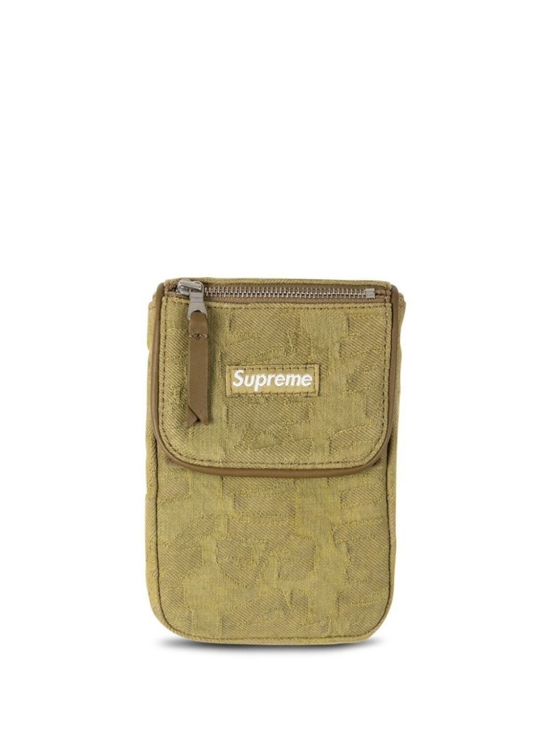 

Supreme клатч с логотипом, зеленый