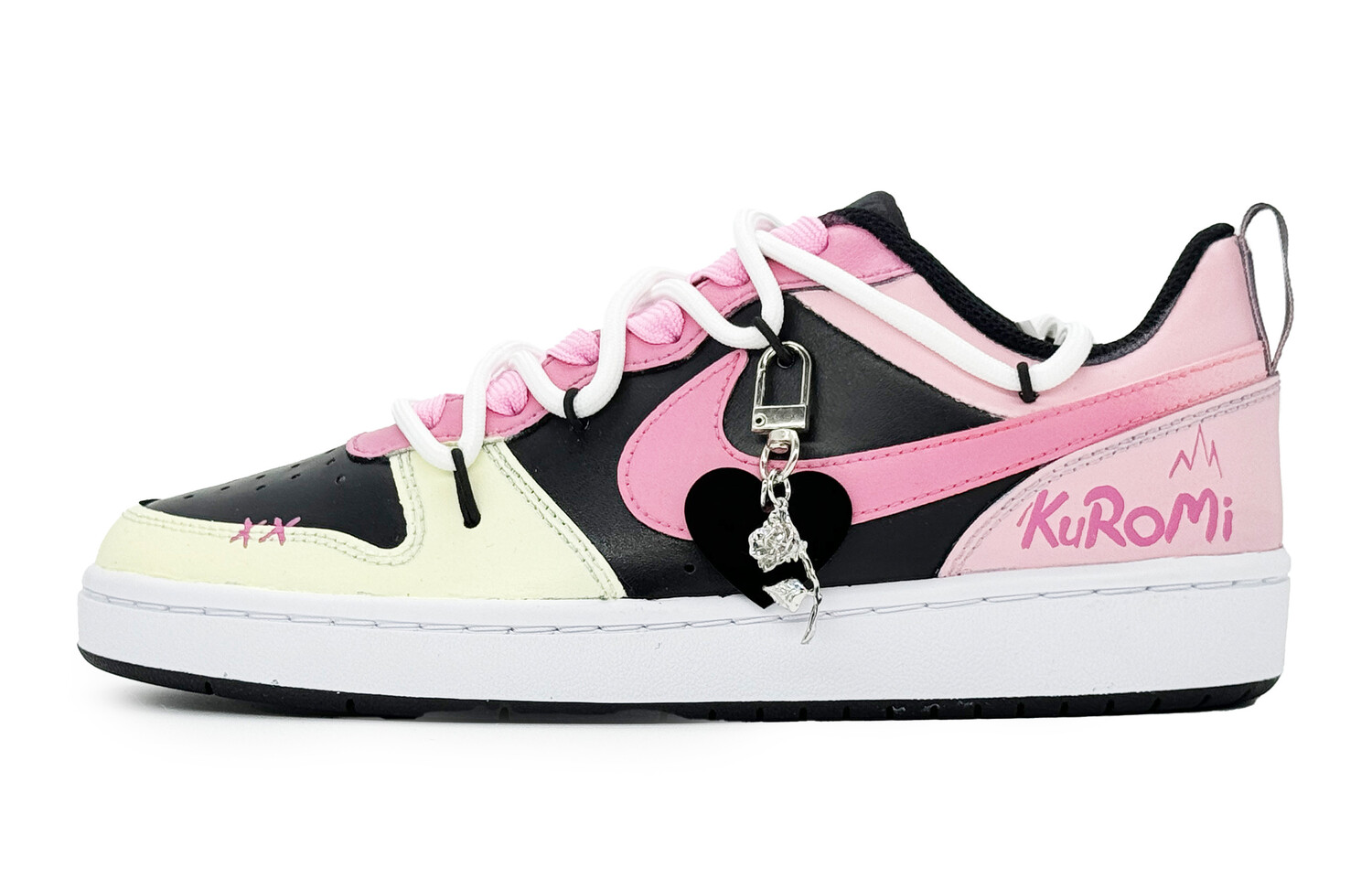 

Кроссовки Nike Court Borough Skateboard Shoes Women's Low-Top Pink, Розовый, Кроссовки Nike Court Borough Skateboard Shoes Women's Low-Top Pink