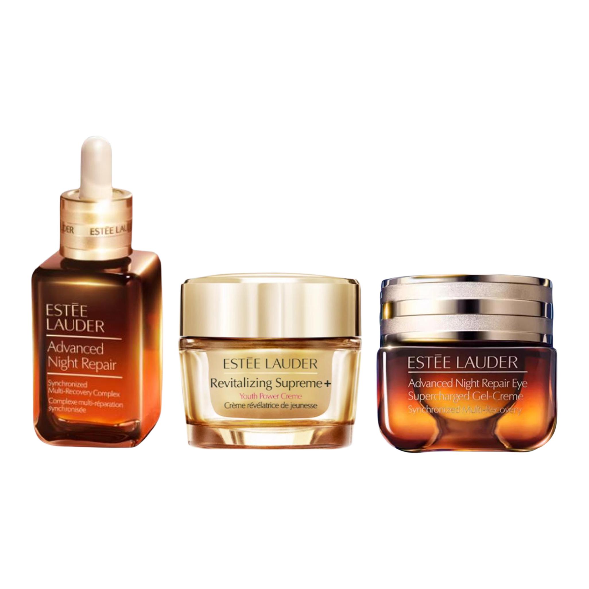 ESTEE LAUDER Yashilandai крем с коллагеном маленькая коричневая бутылочка набор для ухода за кожей восстанавливающий и увлажняющий 50мл+30мл+15мл — фото 4