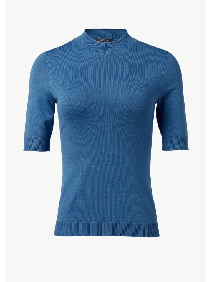 

Вязаный свитер цвета 5503_королевский синий comma