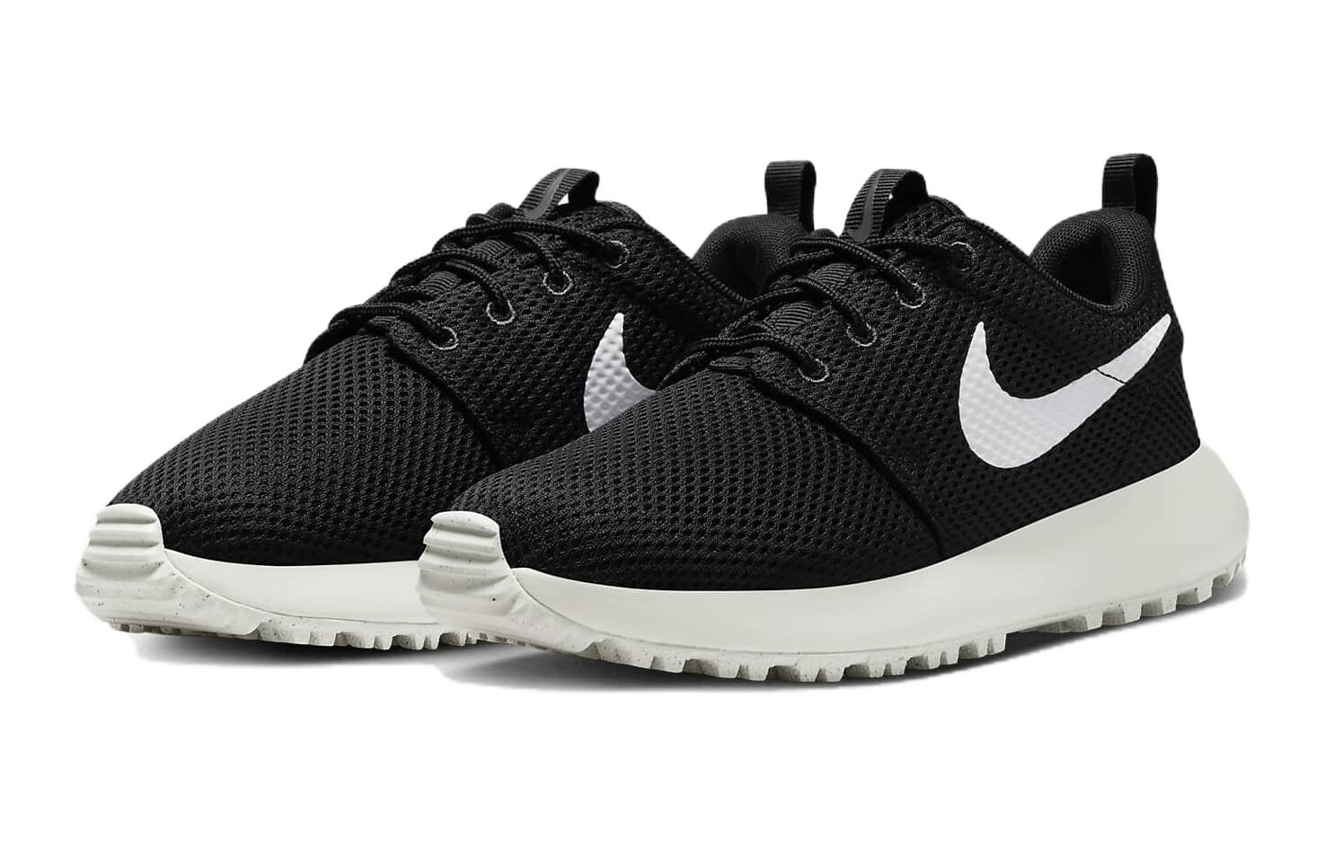 Кроссовки Nike Roshe 2 Golf GS 'Black White', черный — фото 3