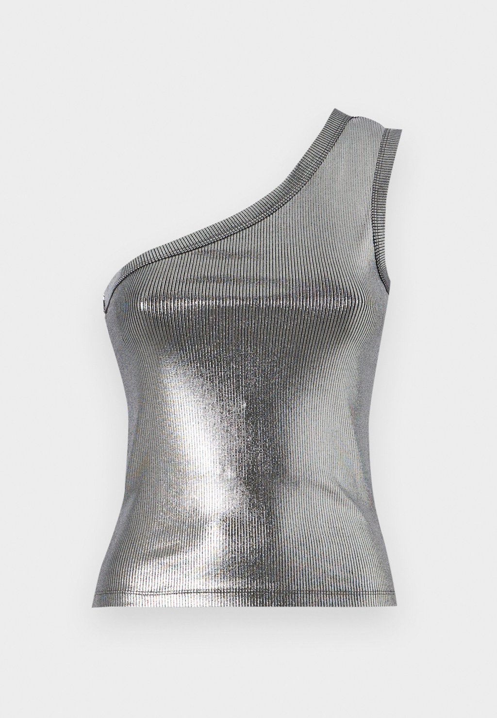 

Топ FUNDA ONE SHOULDER SHINE JJXX, серебристый