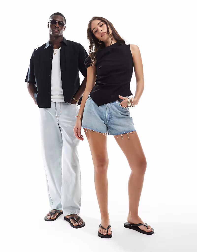 Классические шлепанцы Havaianas унисекс черного цвета — фото 2