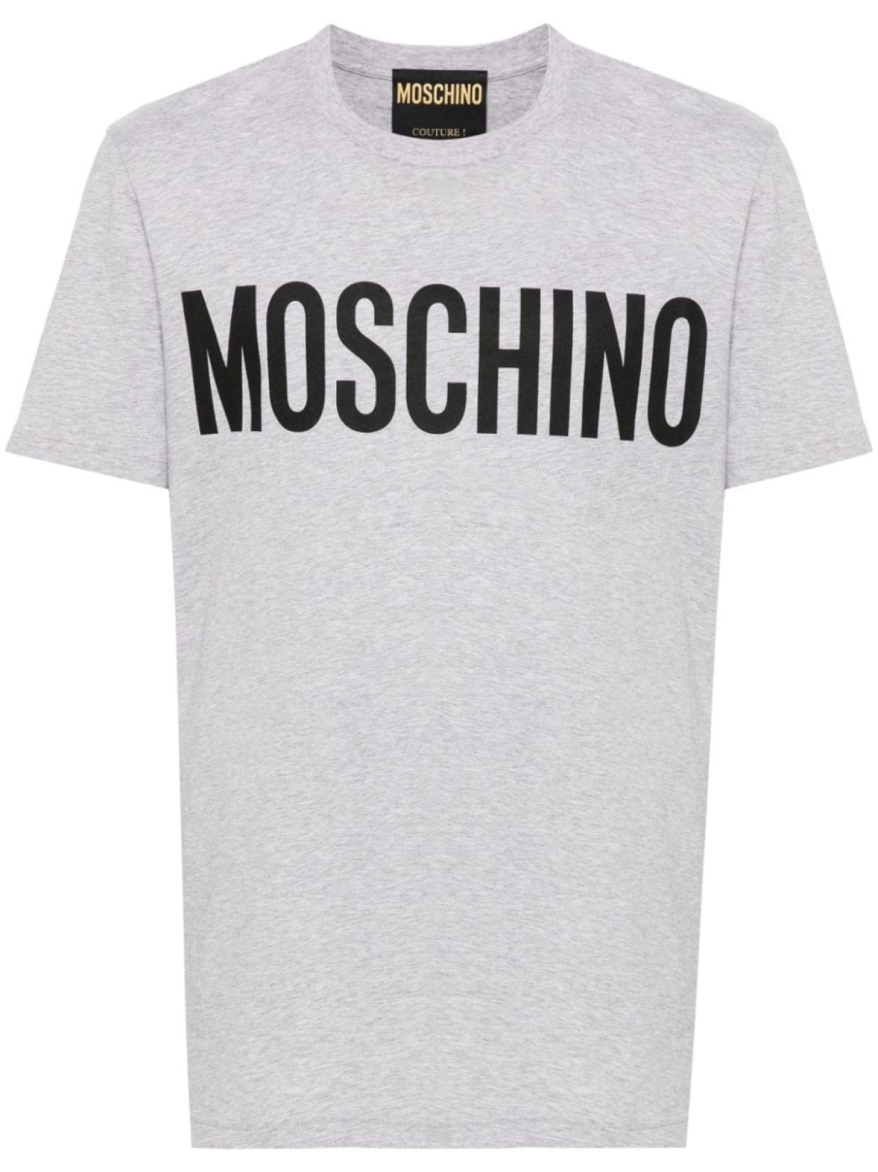 

Moschino футболка с логотипом, серый