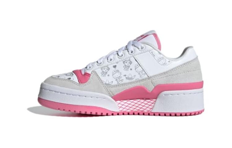 Adidas originals FORUM Детские кроссовки для скейтбординга BP, White/Red