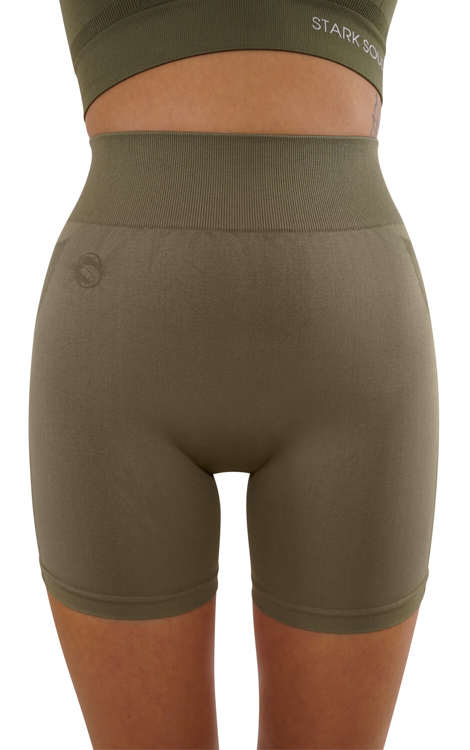 

Спортивные брюки Stark Soul Kurze Sport Leggings Seamless Sport, оливковый