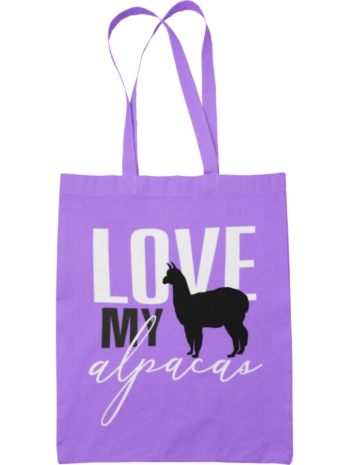 

Женская хлопковая сумка-шоппер In Love My Alpaca Muddy Carrots, Love My Alpaca