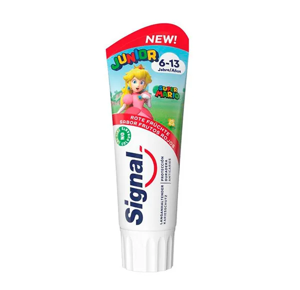 Вкус красных фруктов Dentífrico Junior 6-13 Años Signal, 75 ml — фото 2