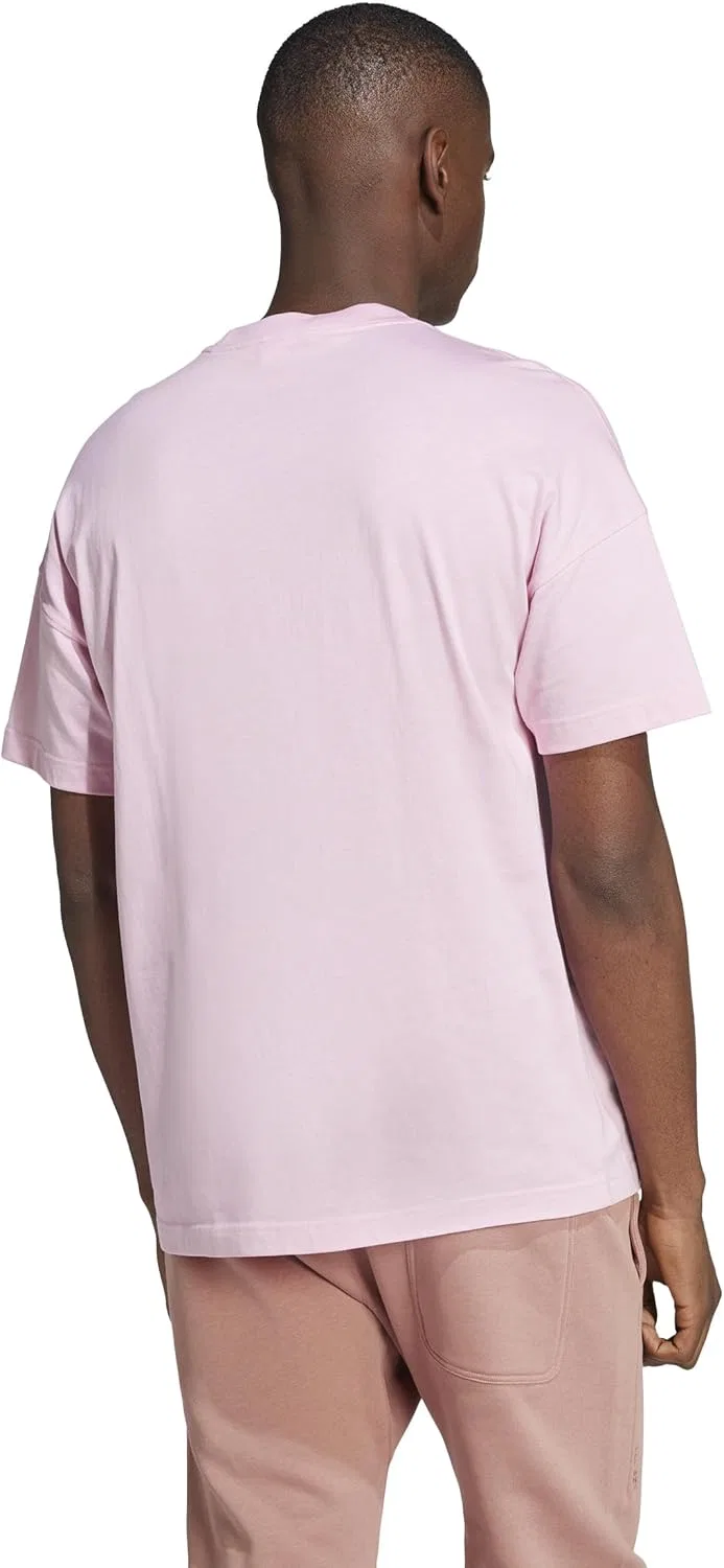 Футболка свободного кроя adidas, цвет True Pink — фото 4