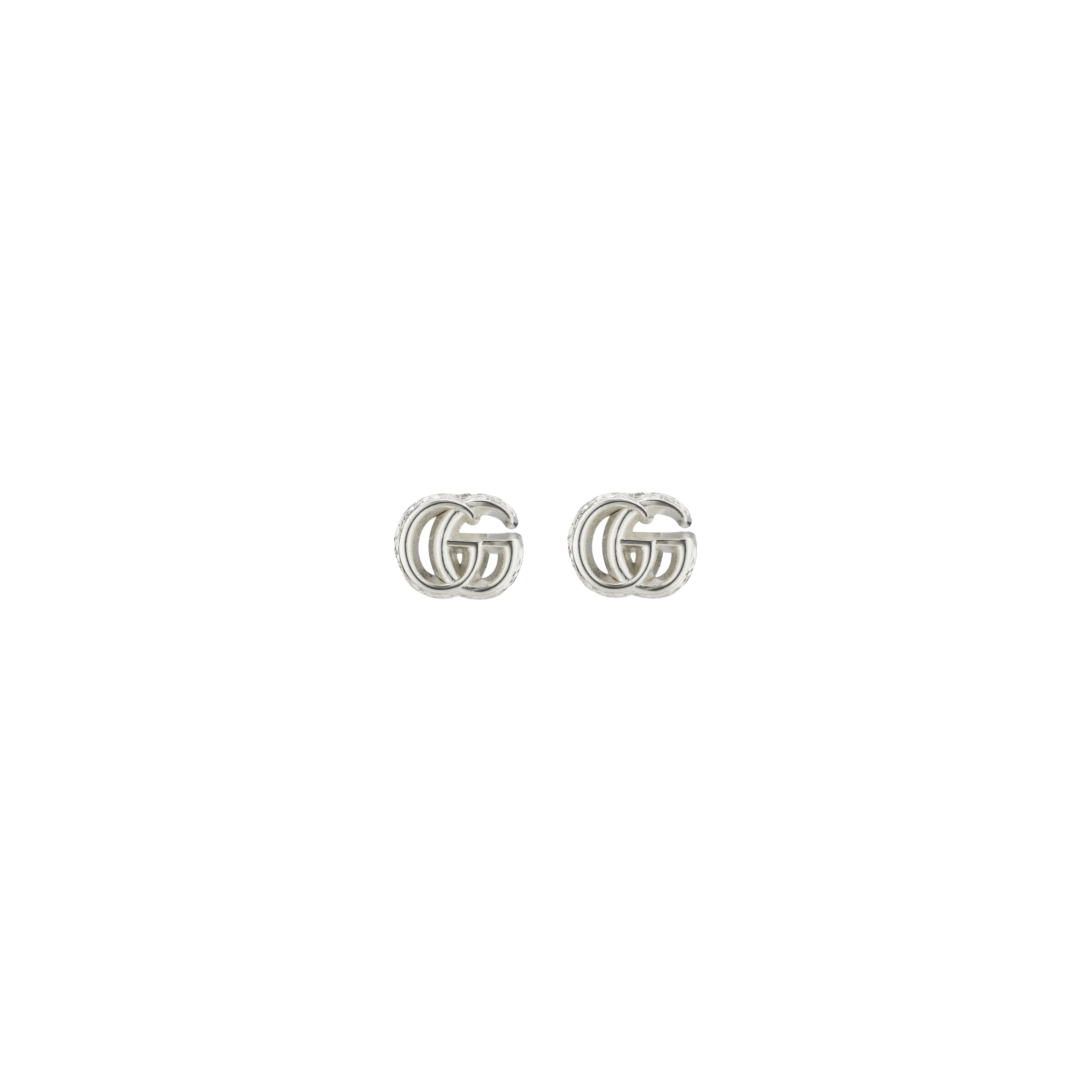 

gg marmont серебряные серьги-гвоздики Gucci