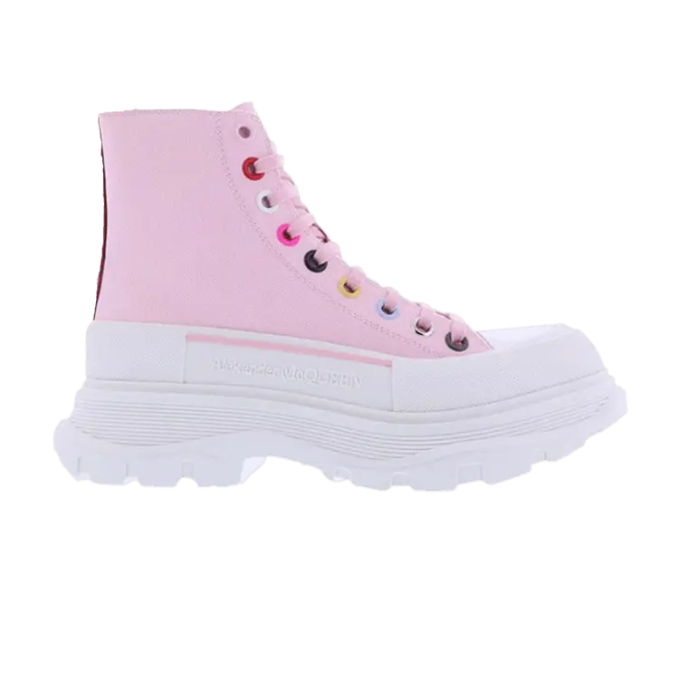 Кроссовки Alexander McQueen Alexander McQueen Wmns Tread Slick High 'Pink', розовый