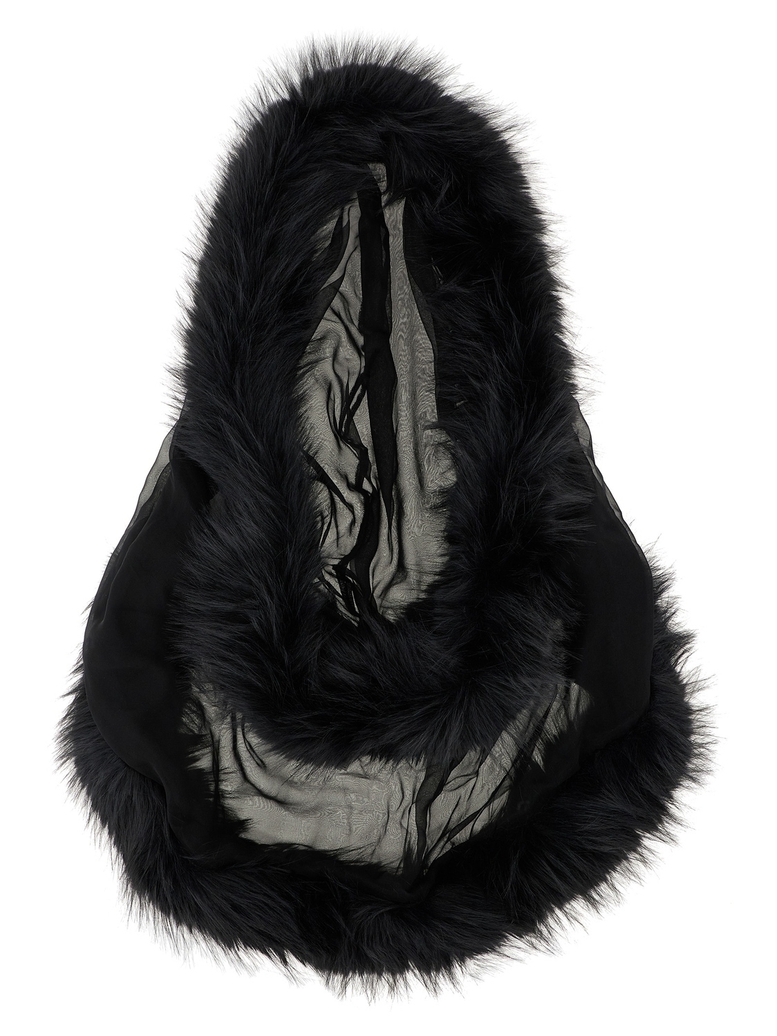 

Капюшон-воротник DSQUARED2, черный