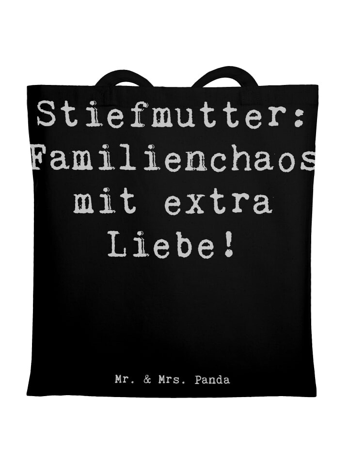 

Сумка для переноски Mr & Mrs Panda Stiefmutter Liebe, черный