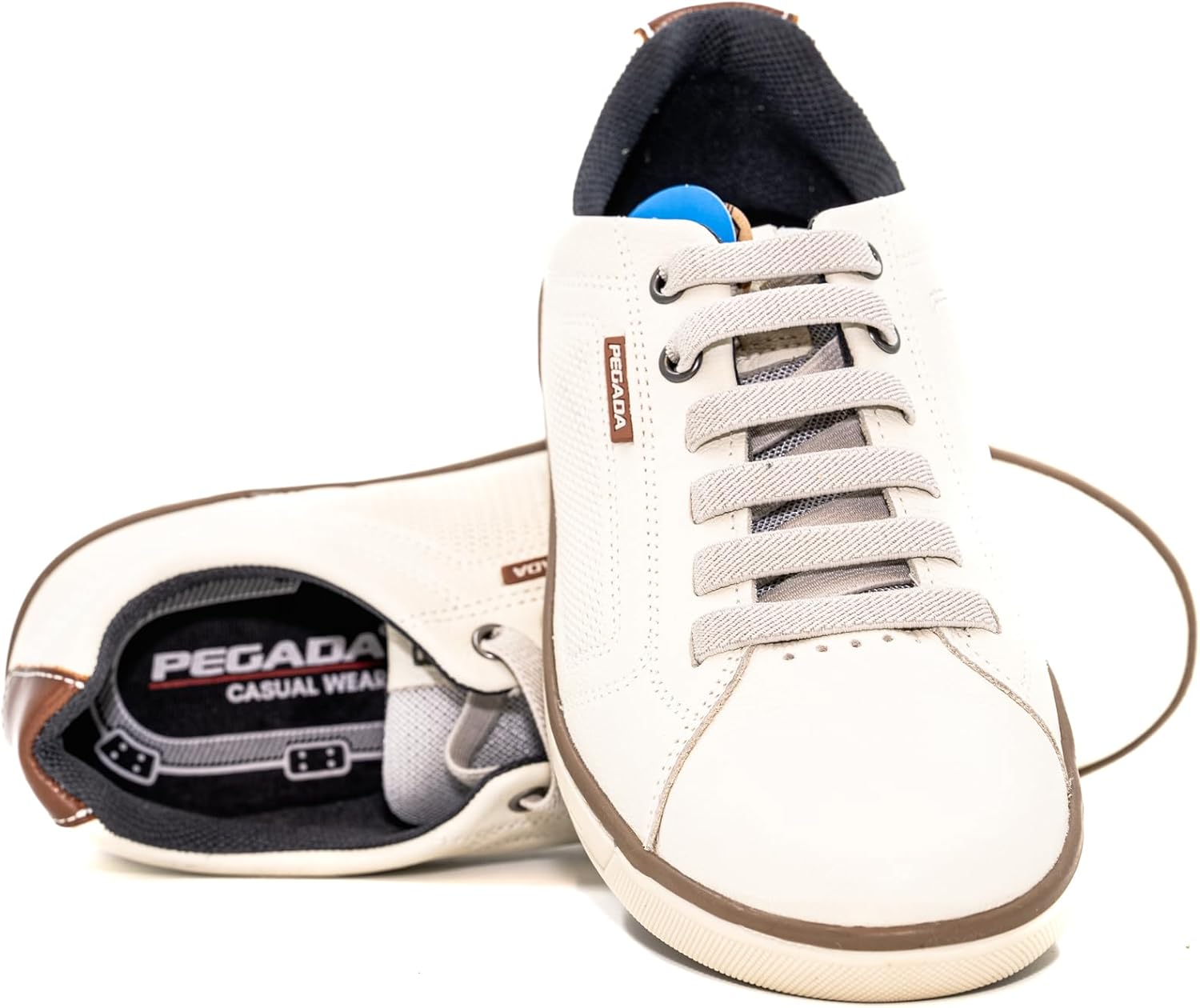 

Мужские повседневные кроссовки PEGADA из натуральной кожи, комфортная стелька с эффектом памяти, низкий верх, стиль на пуговицах, круглый носок, перфорированные детали, весенняя коллекция, модель 119312, Nature Milk