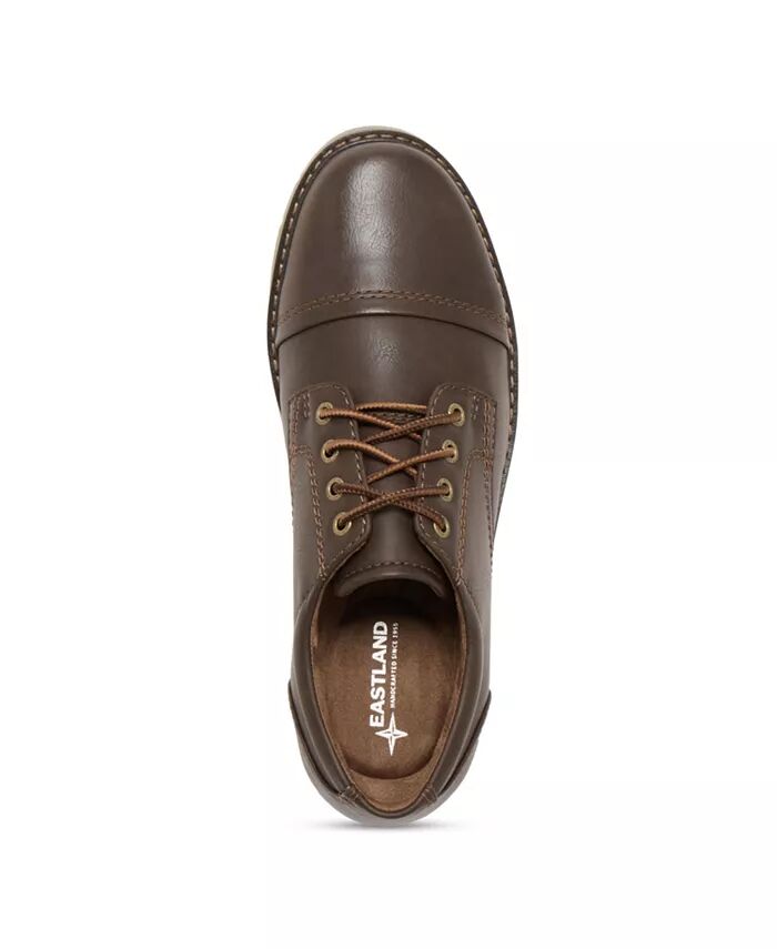 Мужские туфли-оксфорды Ike Cap Toe Eastland Shoe, коричневый — фото 2