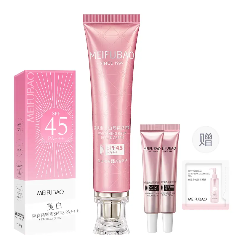 

Универсальный праймер с осветляющим эффектом и солнцезащитой UV Protection, водостойкий и устойчивый к поту SPF50/PA+++ 40мл+150мл SINCE 1999