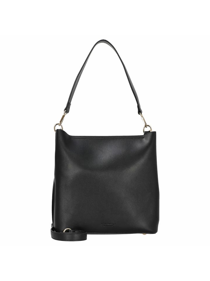 

Seidenfelt Сумка-хобо Viiala - наплечная сумка 27 см (черная) черного цвета