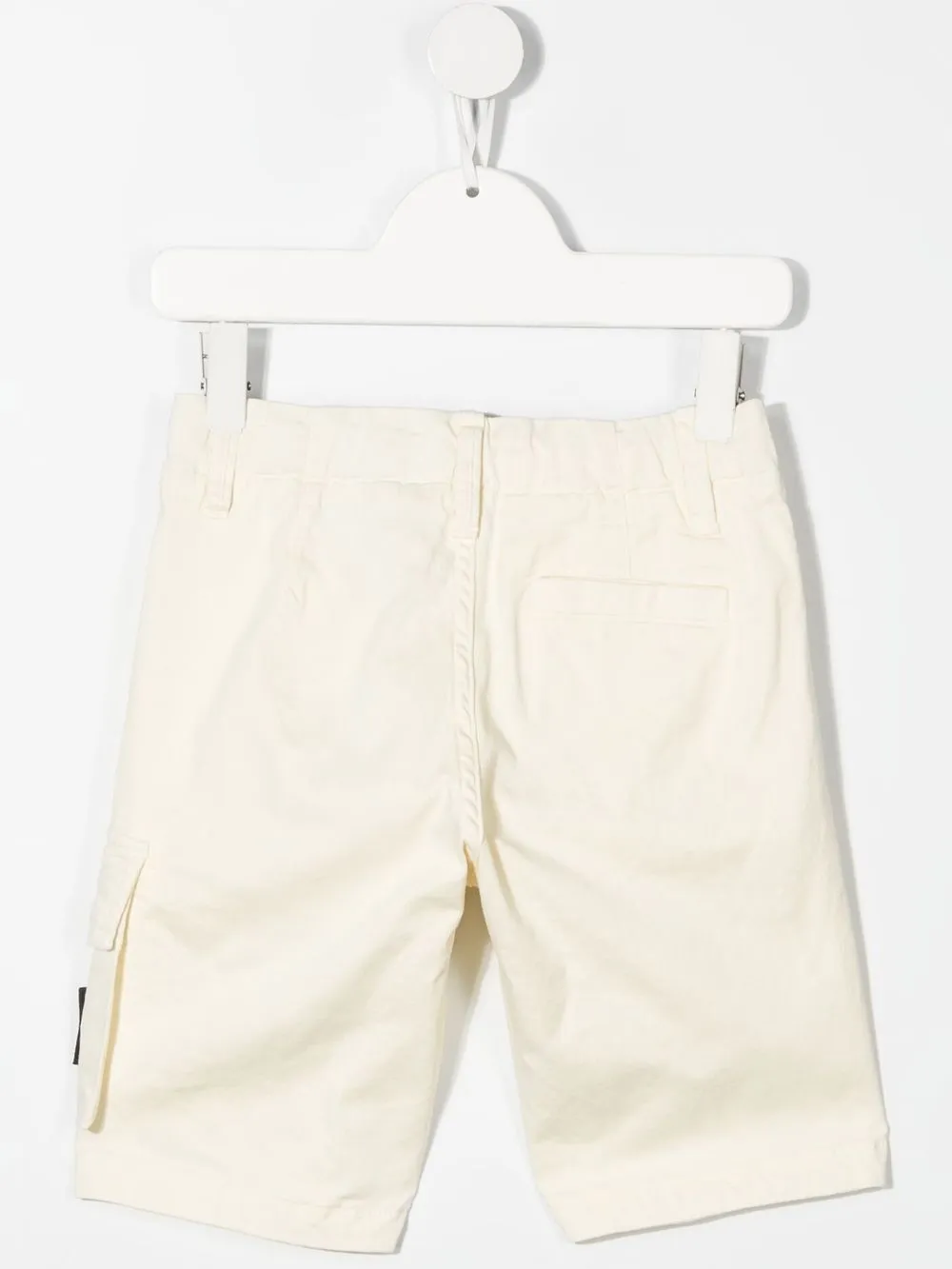 Шорты с нашивкой-логотипом Stone Island Junior, желтый — фото 2