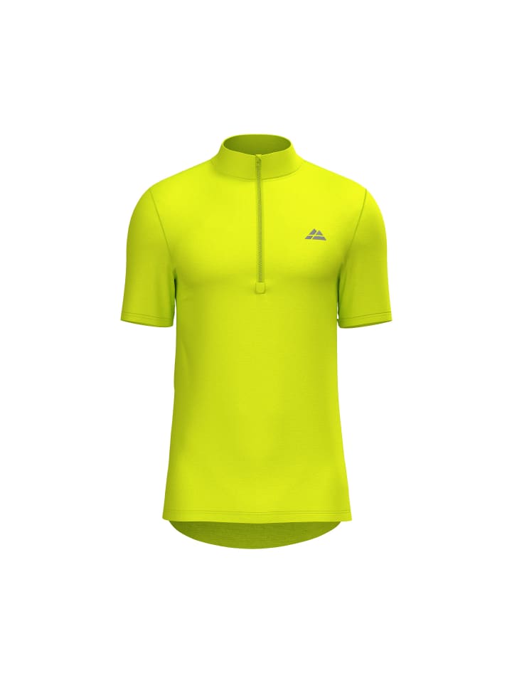 

DANISH ENDURANCE Велосипедная майка с короткими рукавами Sustain Cycling неоново-желтого цвета